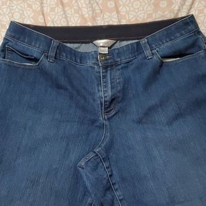 16 W Petite Elastic Waist Jeans CJ Banks